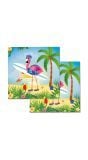 Servetten flamingo summer 20 stuks