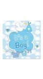 Servetten it's a boy baby jongen 20 stuks