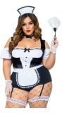 Sexy plus size Dienstmeisje