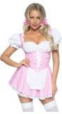 Sexy roze Oktoberfest outfit dames