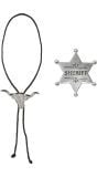 Sheriff cowboy ketting en ster