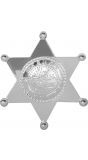 Sheriff deputy ster zilver