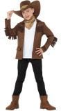 Sheriff outfit bruin jongens
