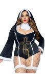 Sister Sin Verleidelijke Nonnenkostuum Plus Size