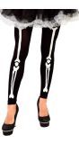 Skelet legging dames