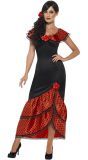 Spaanse flamenco senorita jurk