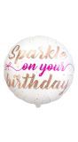 Sparkle Birthday folieballon