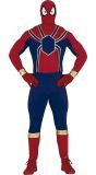 Spiderman outfit met goud heren