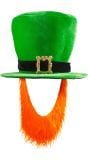 St. Patricksday hoed met oranje baard