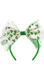 St. Patricksday tiara met strik