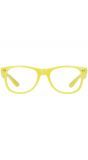 Standaard neon gele bril