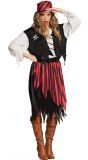 Standaard piraten kostuum dames