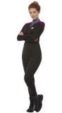 Star Trek zwart catsuit dames