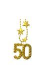 Stars verjaardag 50 jaar ketting goud