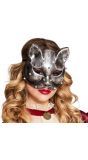 Steampunk halfmasker kat