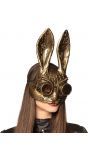 Steampunk halfmasker konijn