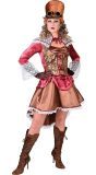 Steampunk jurk brons vrouwen