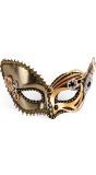 Steampunk masker goud