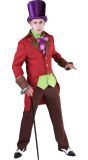 Steampunk outfit rood mannen