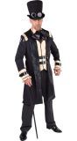 Steampunk outfit zwart mannen