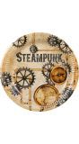 Steampunk thema bordjes 6x