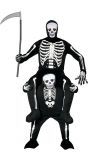 Step-in skelet kostuum