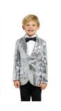 Suitmeister Boys' Colbert Pailetten Zilver