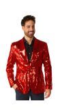 Suitmeister Sequins blazer rood