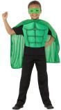 Superheld groene outfit