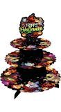 Taartstandaard 3 verhogingen vrolijke halloween monsters