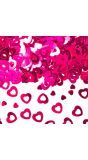Tafeldecoratie hartjes liefde roze
