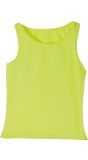 Tanktop neon groen dames