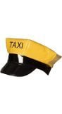 Taxi chauffeur pet geel
