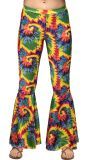 Tie dye hippie broek dames