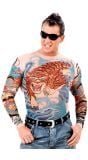 Tijger en draken tattoo shirt heren