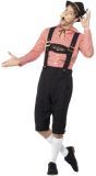 Tirolen lederhose heren rood