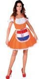 Tiroler jurk Nederlands oranje vrouwen