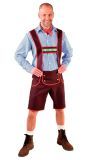 Tiroler lederhosen heren bruin