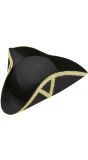 Tricorn piraat hoed
