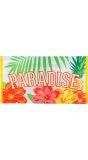 Tropical party banner