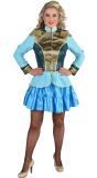 Turqoise jasje carnaval vrouwen
