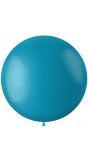 Turquoise ballon matte kleur