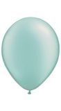 Turquoise ballonnen basic 100 stuks