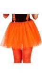 Tutu neon oranje dames goedkoop