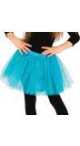 Tutu rokje kind blauw