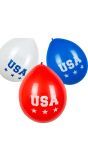 USA ballonnen set 6x