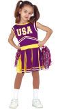 USA cheerleader kostuum meisjes