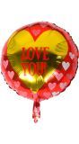 Valentijnsdag ballon love you
