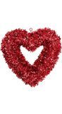 Valentijnsdag ophangbaar hart rood