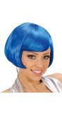 Valentina pruik blauw
